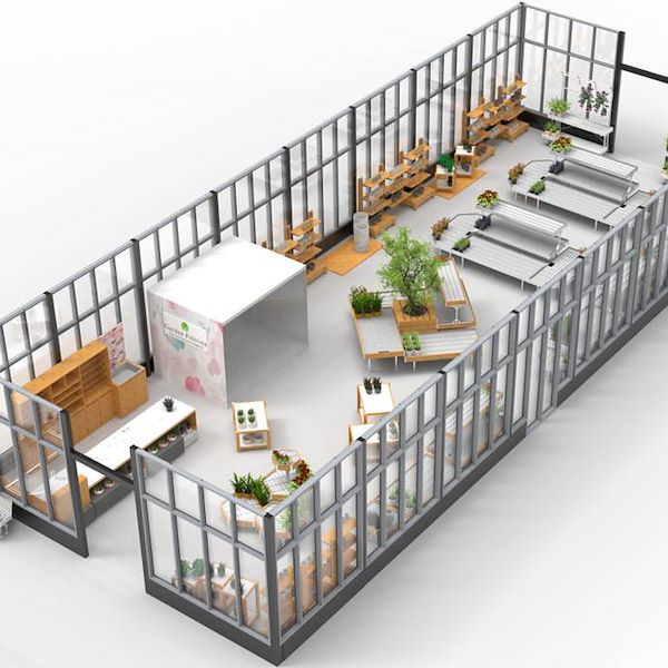 Sales floor layout