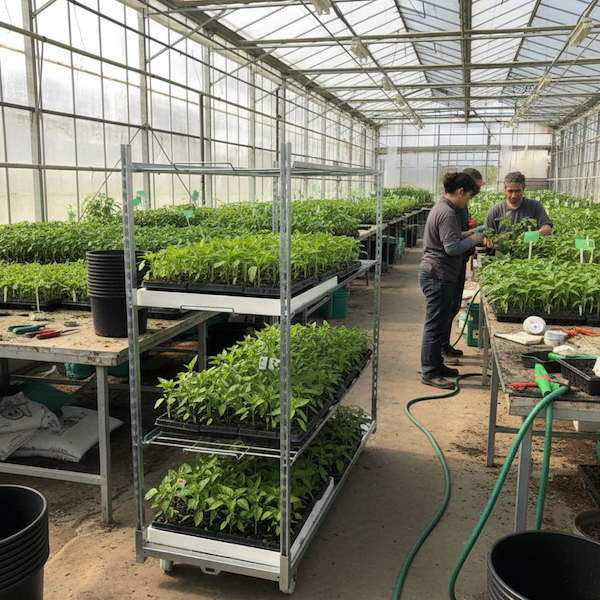 Carrello a griglia HortiPro