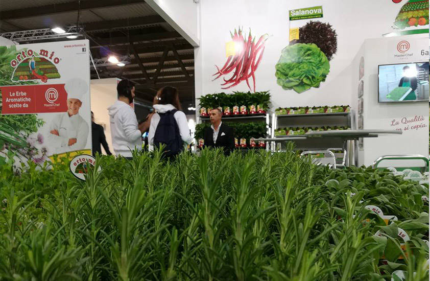 I vantaggi delle piante da orto ORTO MIO proposte sui sistemi espositivi ORLANDELLI