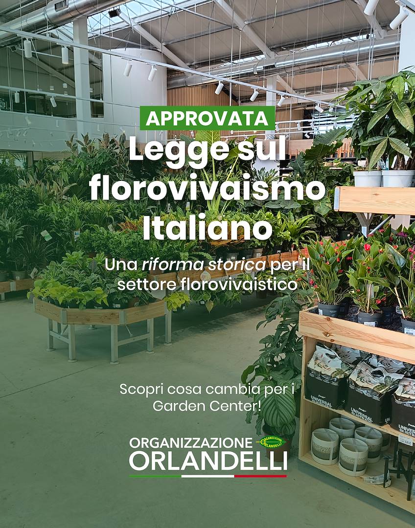 La nuova legge sul florovivaismo e garden center italiani