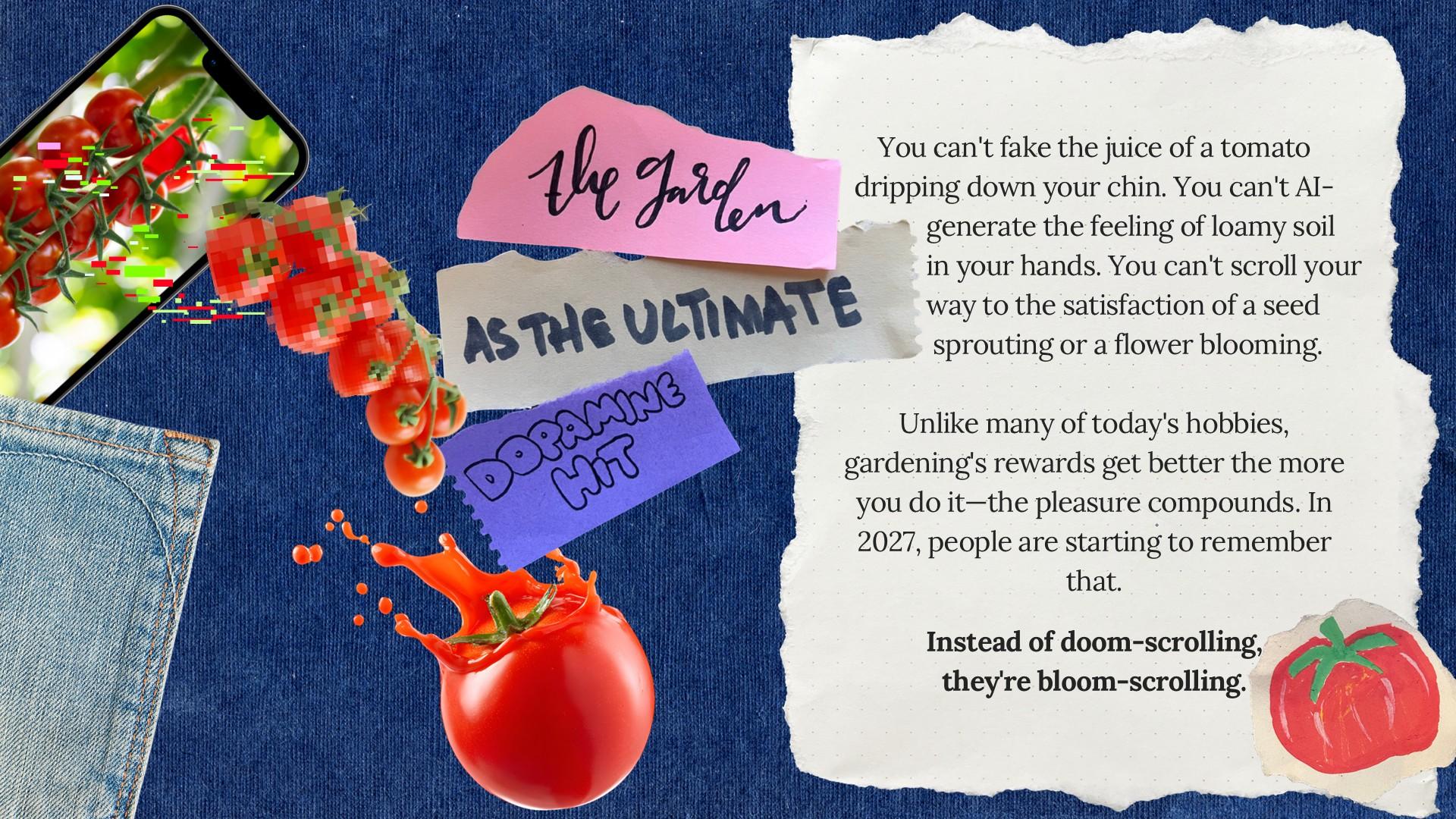 In search of dopamine - Garden Trends Report 2027