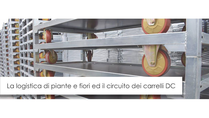 La logistica di piante e fiori ed il circuito dei carrelli DC