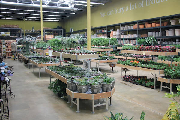 Les meubles AMOR redessinent l'espace plantes et fleurs du Centre Urban Hardware.