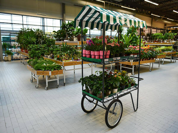 MERKUR esalta il reparto piante e fiori con i concept Orlandelli