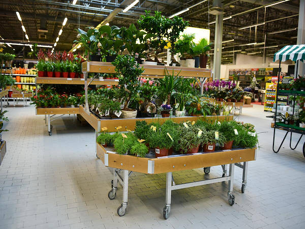 MERKUR esalta il reparto piante e fiori con i concept Orlandelli