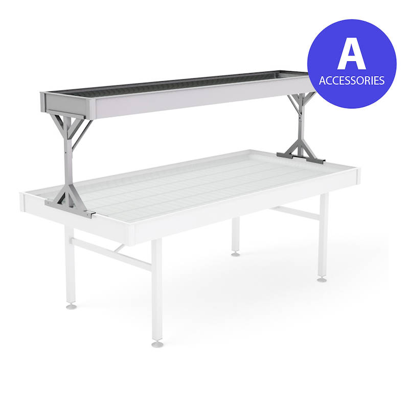 Mesa elevada en aluminio