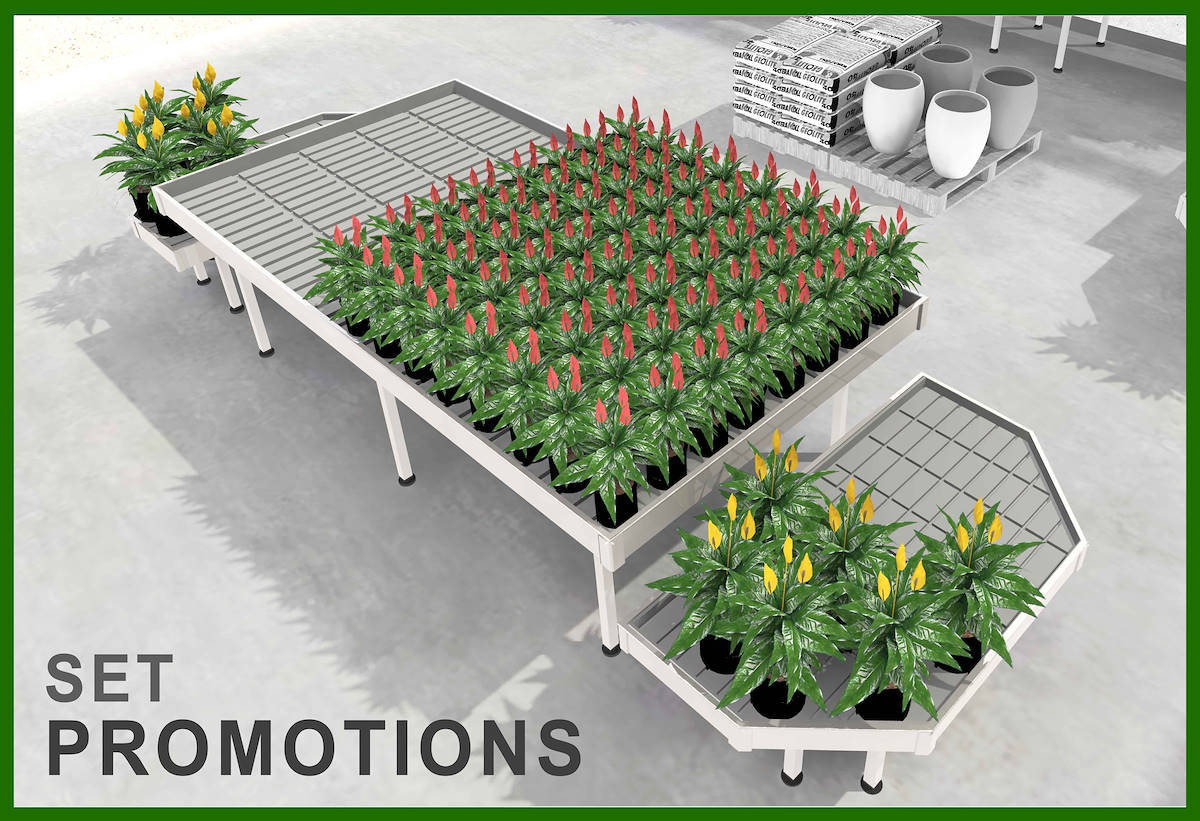 MODÈLES D’EXPOSITION POUR PLANTES ET FLEURS