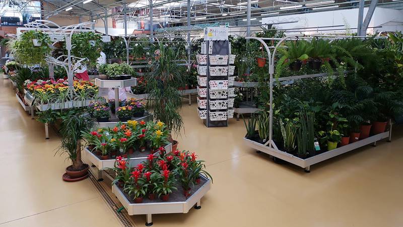 Centro de Jardinería Mundo Verde, remodelación del área dedicada a las plantas de interiores
