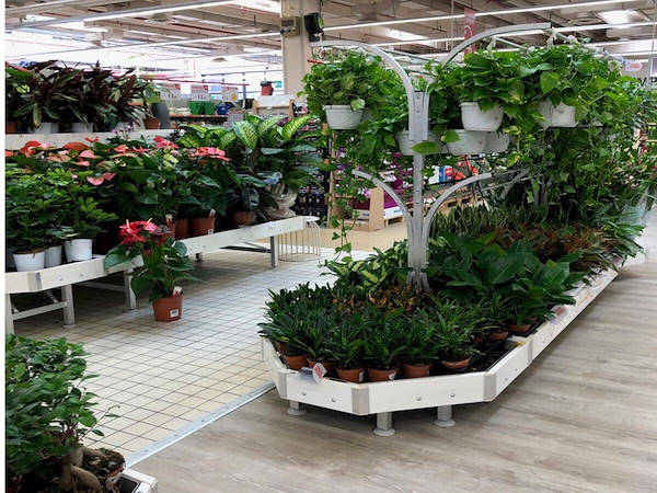 Línea de muebles en madera blanqueada