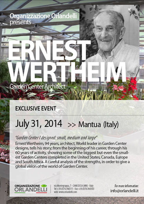 Organizzazione Orlandelli presents ERNEST WERTHEIM 