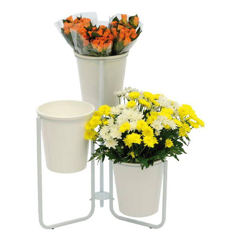 Présentoir Flora 3 avec vases