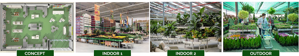 Progettazione e allestimento di un garden center