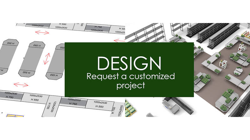 Redesigns your exhibition space for plants and flowers