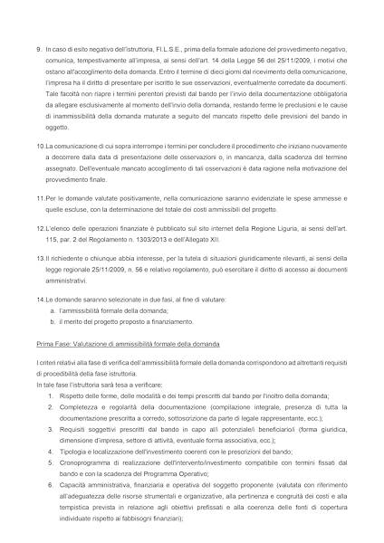 Regione Liguria: BANDO A FAVORE DELLE MICRO, PICCOLE E MEDIE IMPRESE