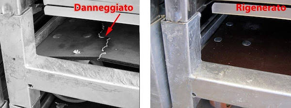 Riparare i carrelli rotti