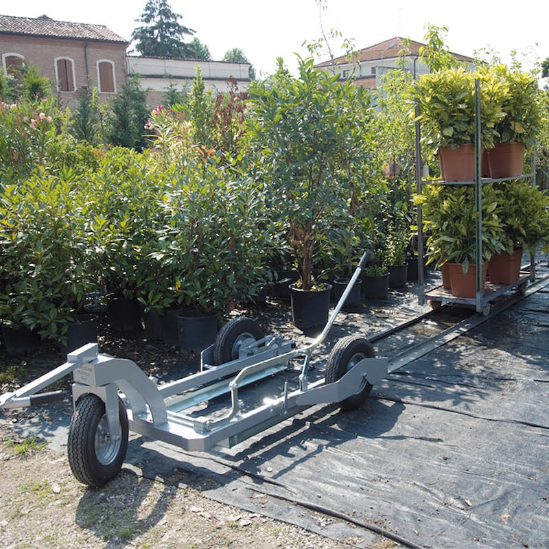 Rough terrain carrier for unistandard cart