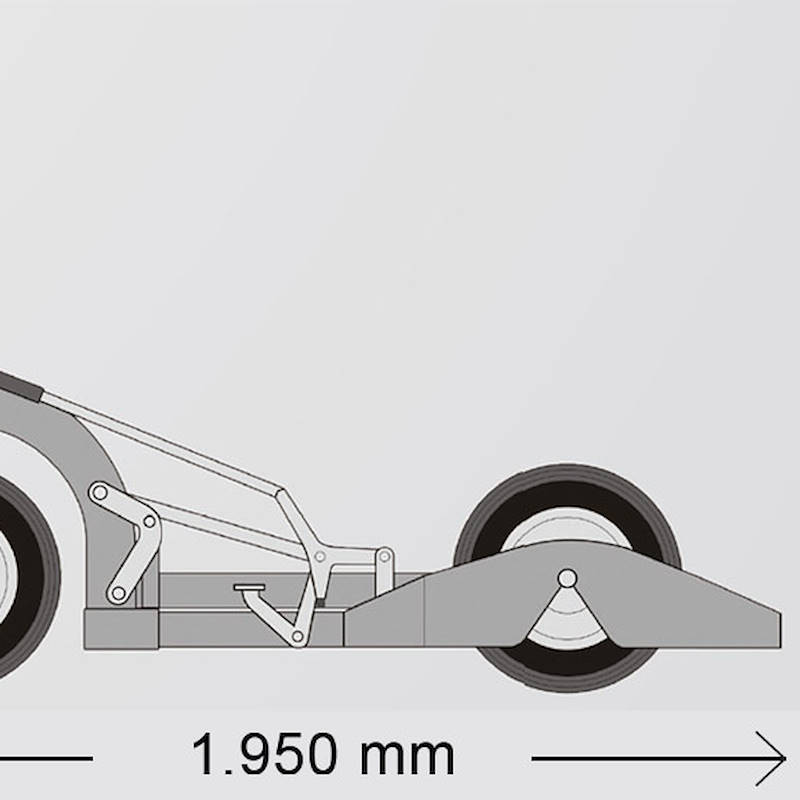 Rough terrain carrier for unistandard cart