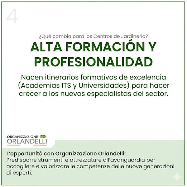La creación de programas de formación de alto nivel aporta savia nueva y alta profesionalidad al sector.