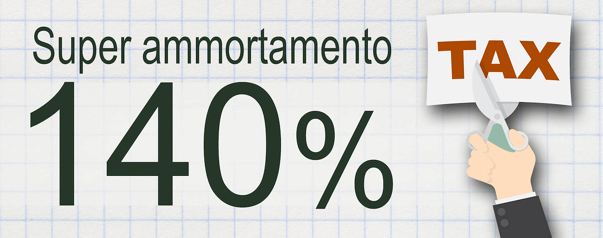 Super-ammortamento al 140% per investimenti in beni strumentali nuovi