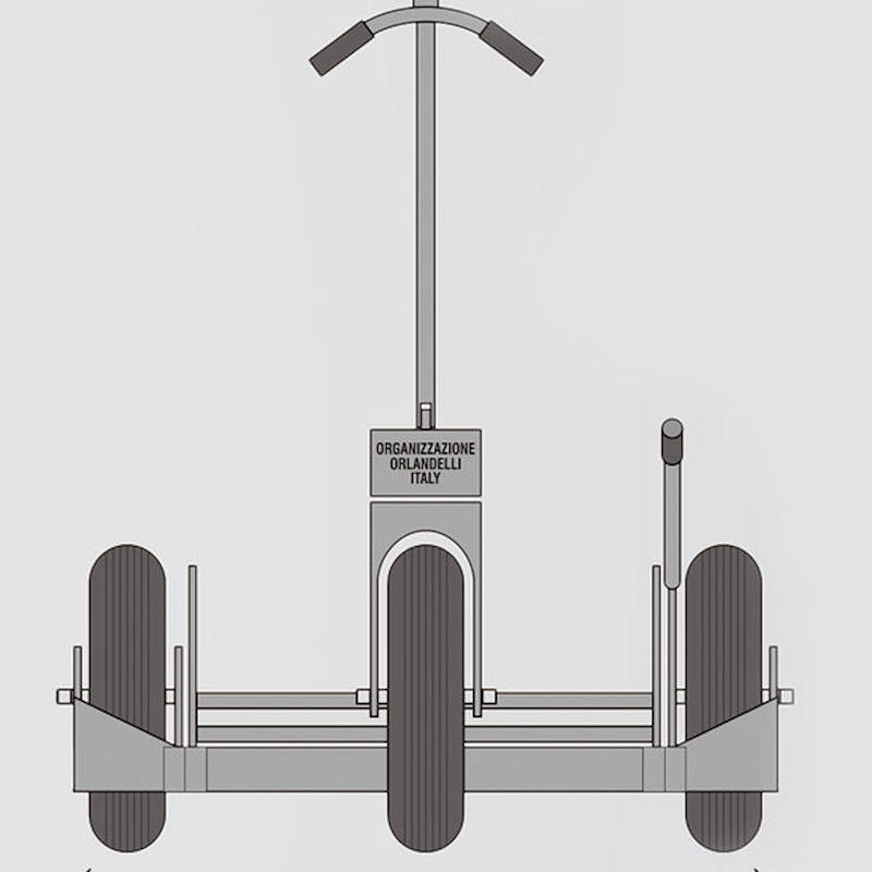 Transportroller für Unistandard-Karren